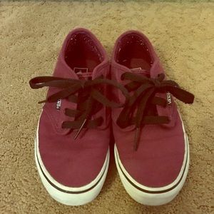 Youth Maroon Vans